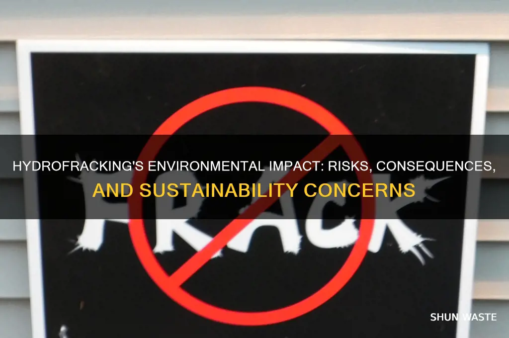 how does hydrofracking affect the environment