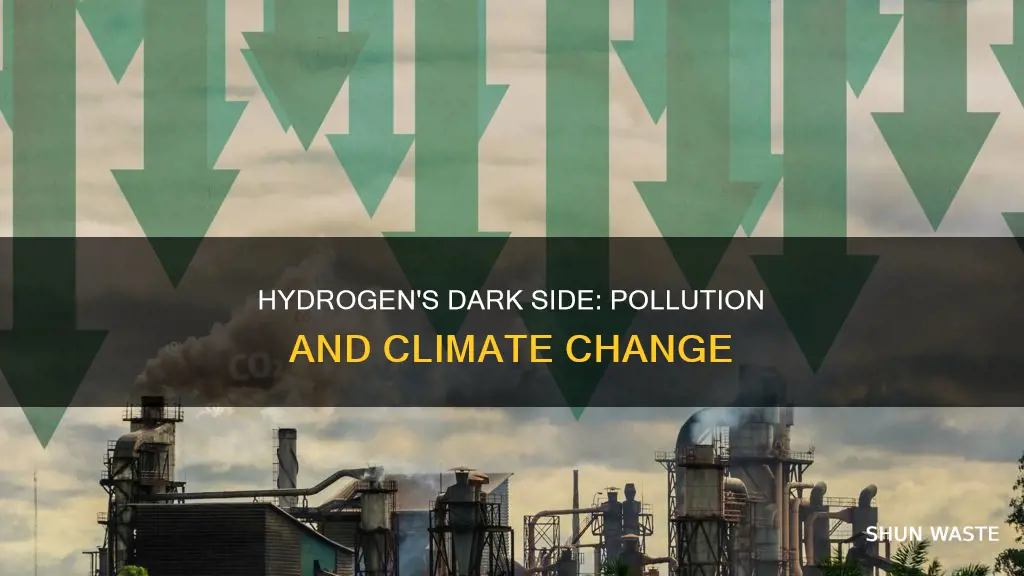 how does hydrogen gas pollute