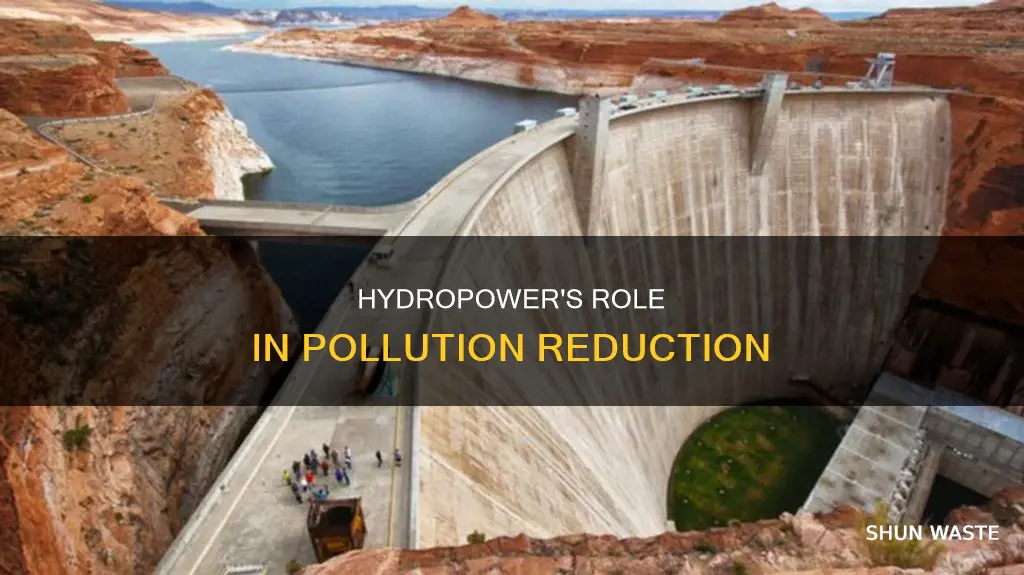 how does hydropower help reduce pollution