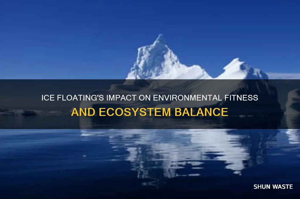 how does ice floating affect the fitness of the environment