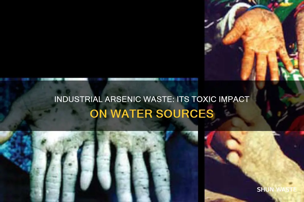 how does industrial arsenic waste affect water