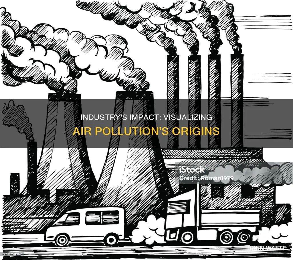 how does industry cause air pollution diagram