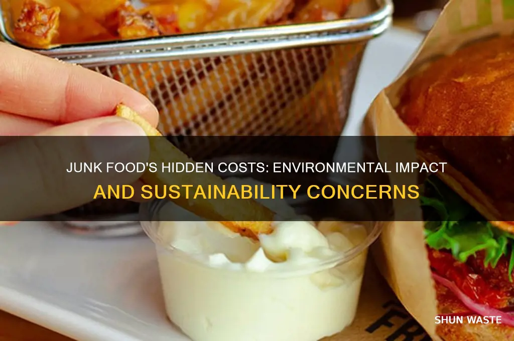 how does junk food affect the environment