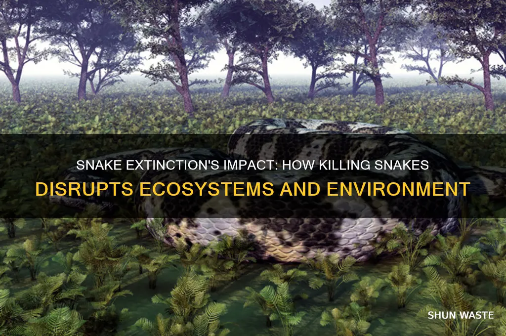 how does killing of snakes affect the environment