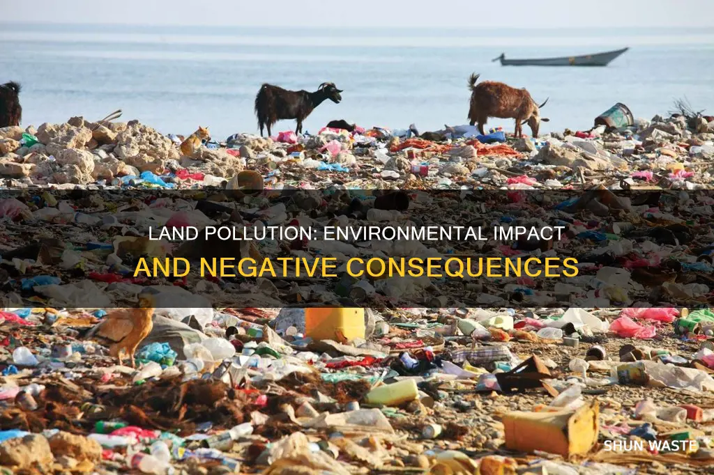 how does land pollution affect the environment negatively