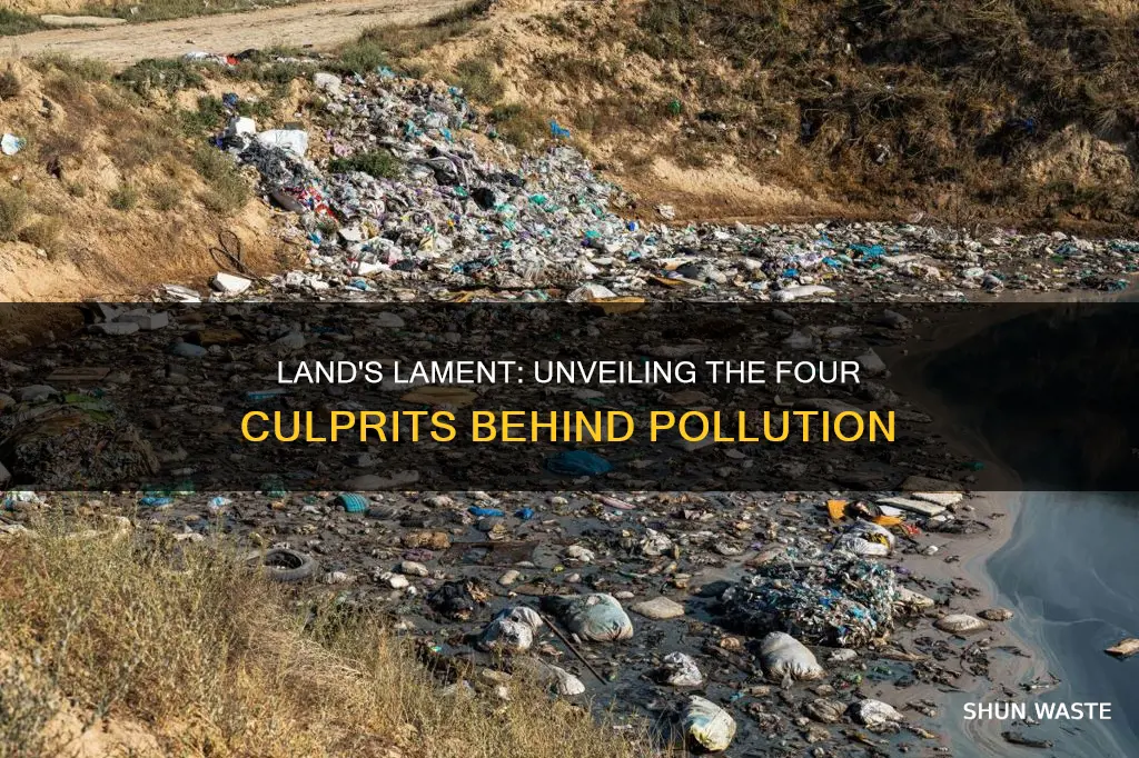 how does land pollution occur write any four causes