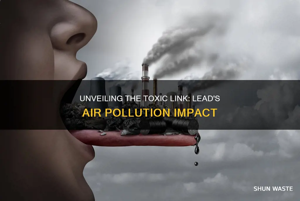 how does lead cause air pollution