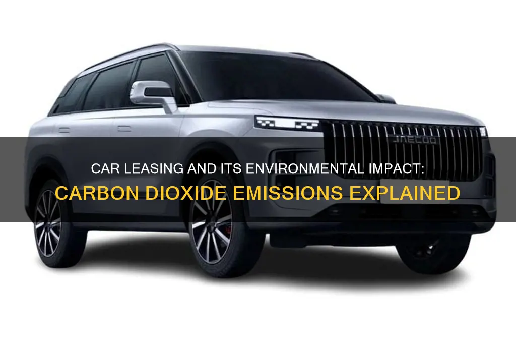 how does leasing a car affect the environment carbon dioxide