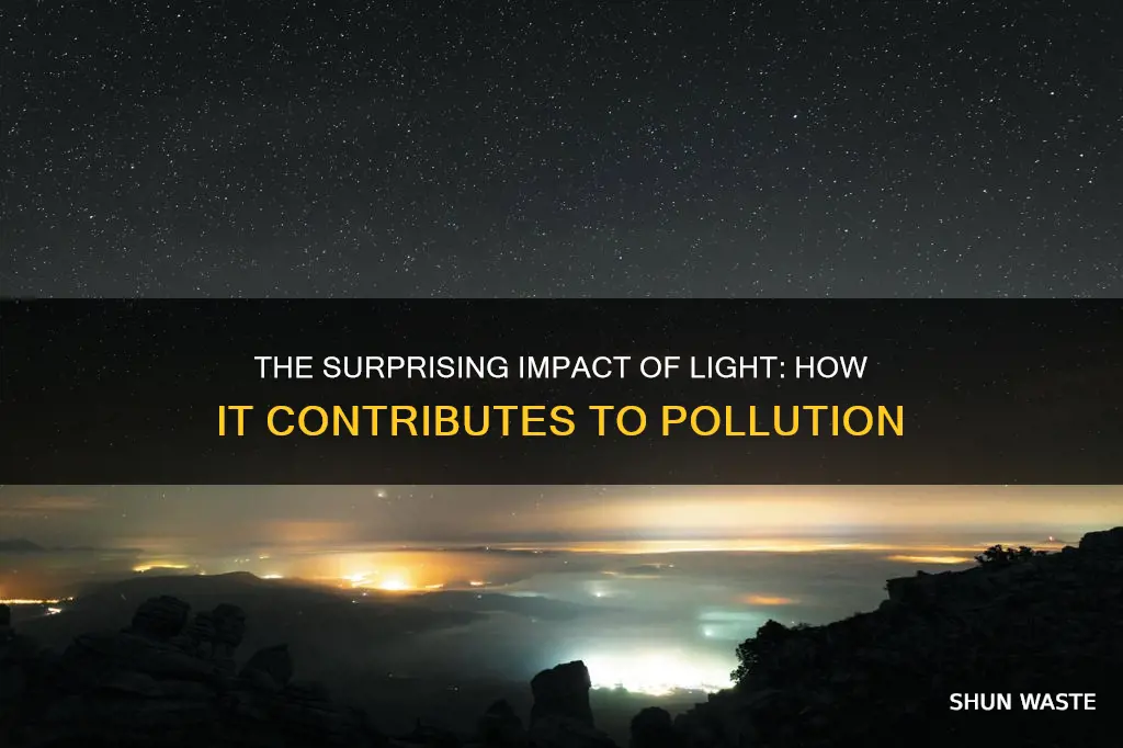 how does light cause pollution