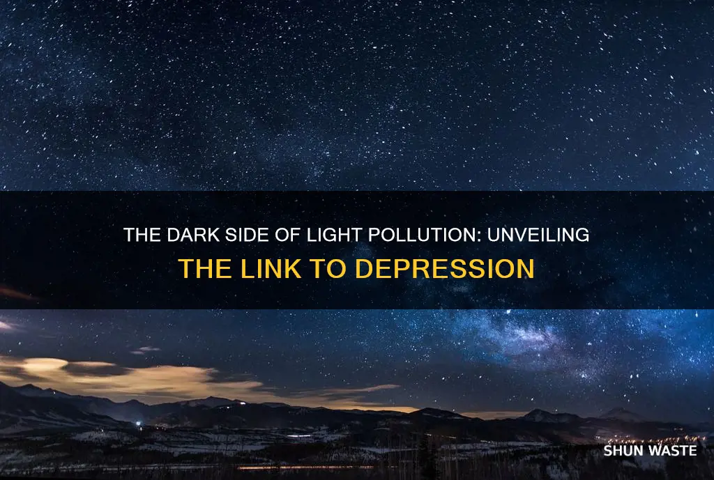 how does light pollution cause depression