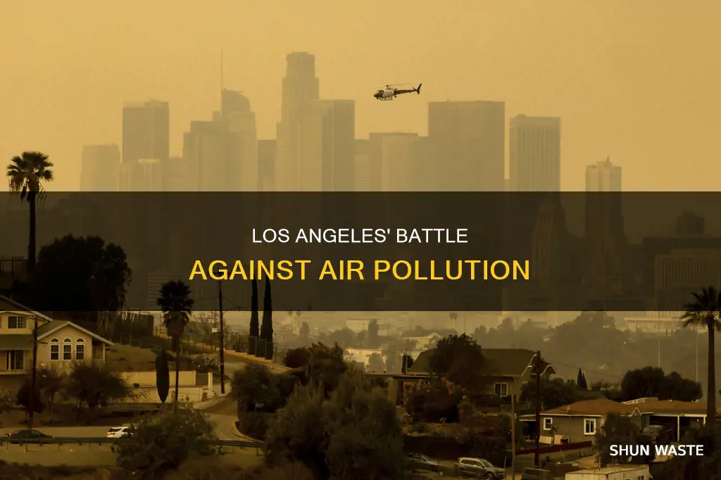 how does los angeles fight against air pollution