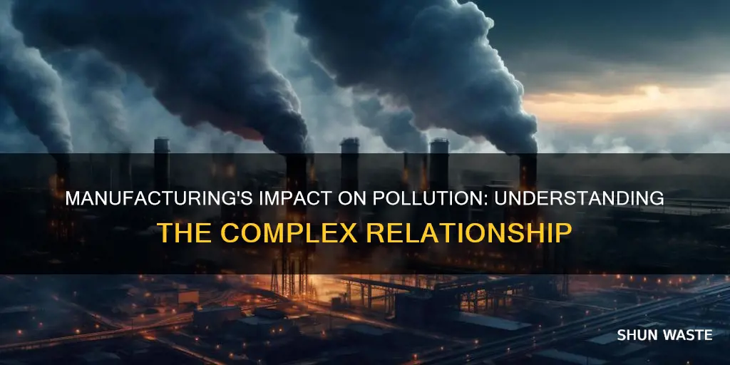 how does manufacturing affect pollution levels