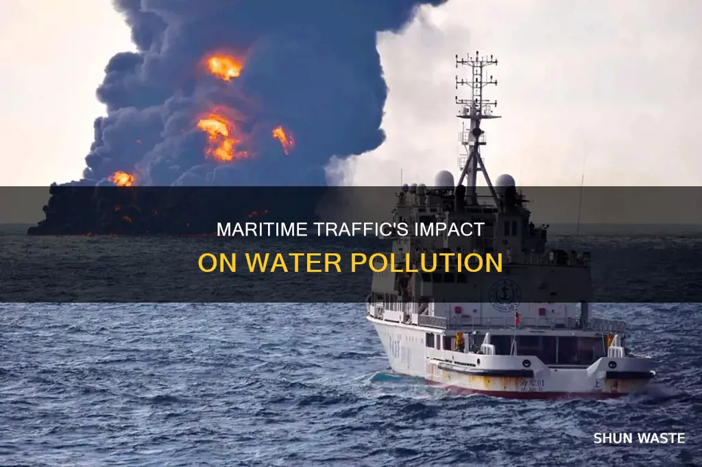 how does maritime traffic affect water pollution