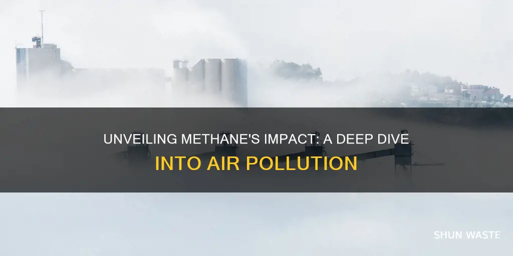 how does methane cause air pollution