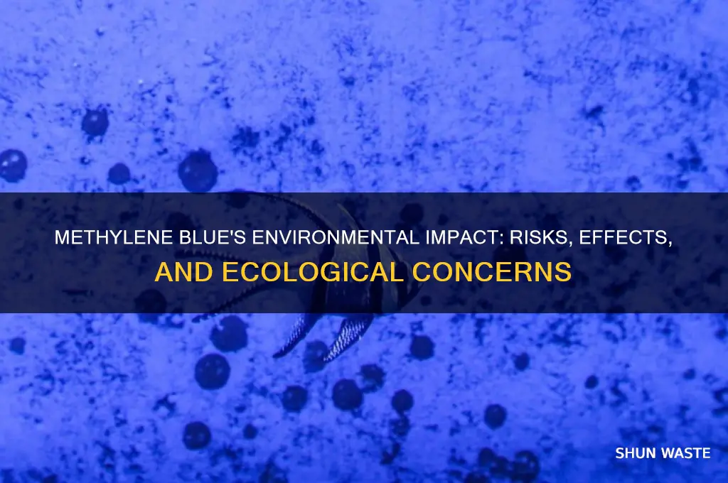 how does methylene blue affect the environment