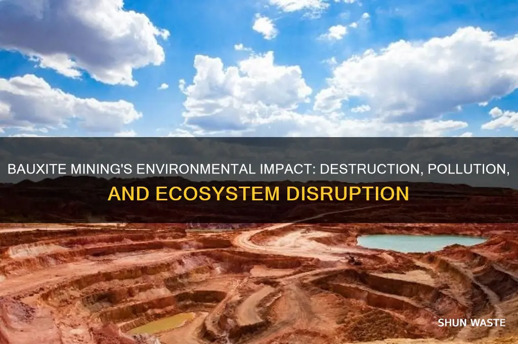 how does mining bauxite affect the environment