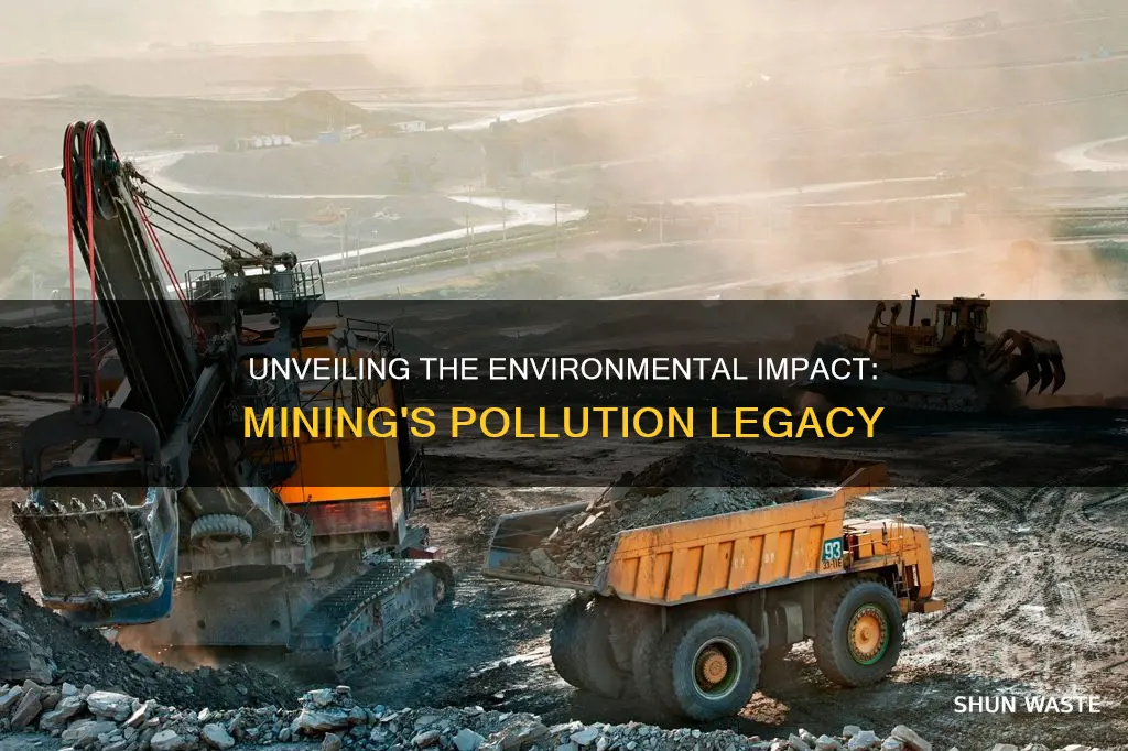 how does mining cause pollution class 10