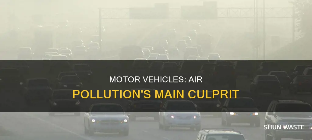 how does motor vehicles cause air pollution