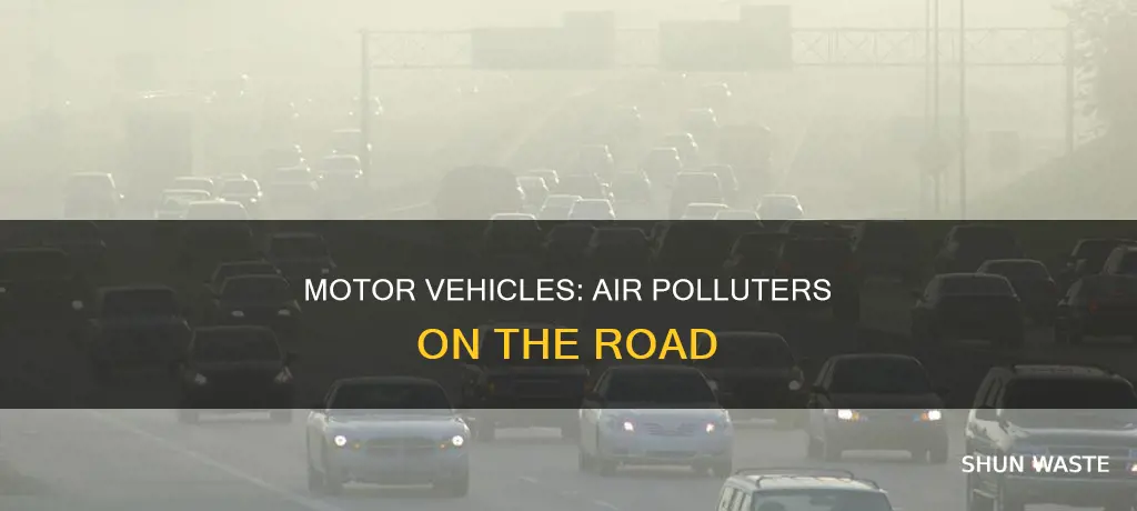 how does motor vehicles pollute the air