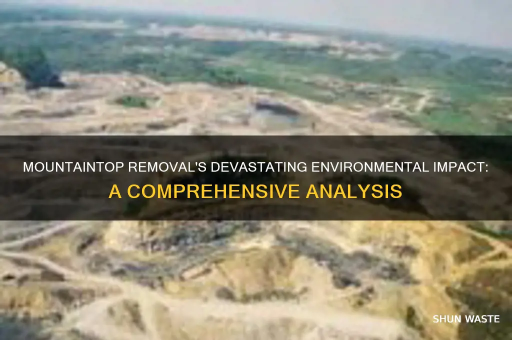 how does mountaintop removal affect the environment