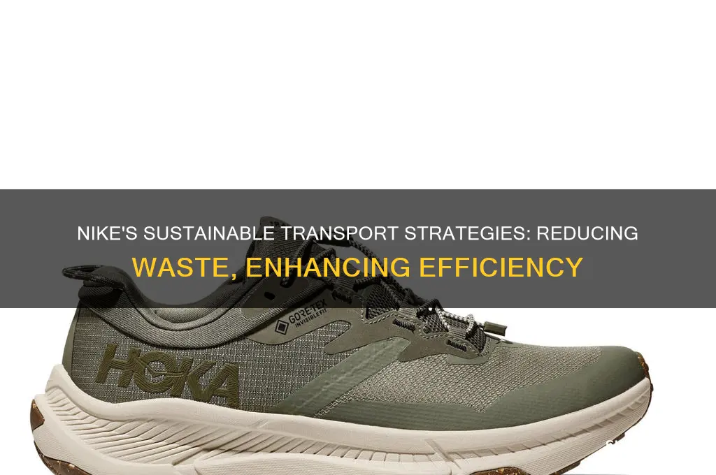 how does nike reuduce waste in transport