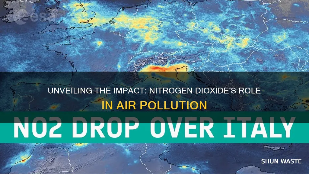 how does nitrogen dioxide cause air pollution