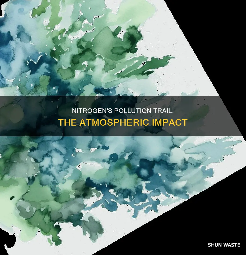 how does nitrogen pollute the atmosphere
