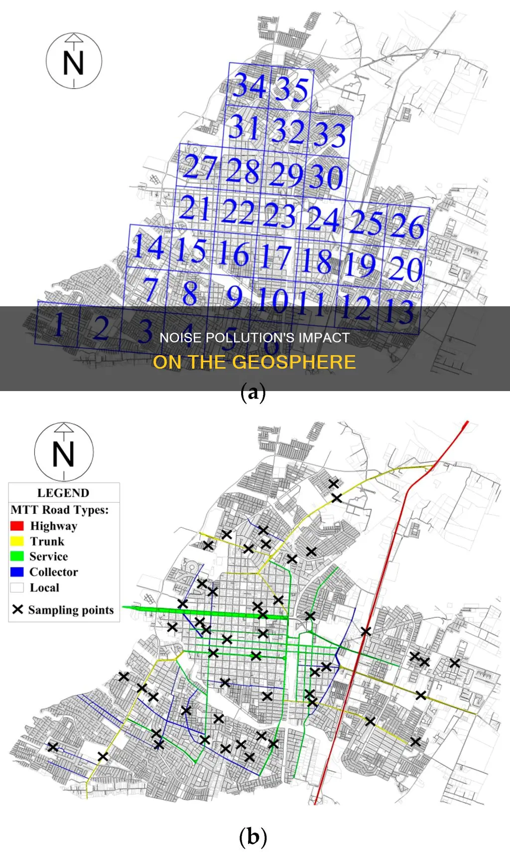 how does noise pollution affect the geosphere