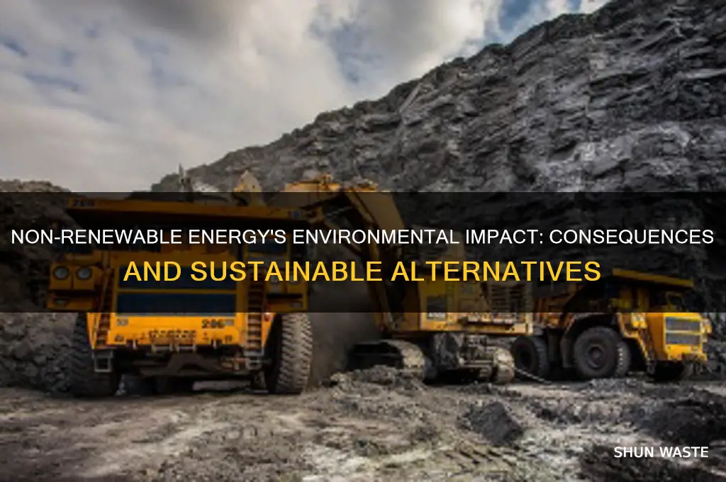 how does non renewable energy impact the environment