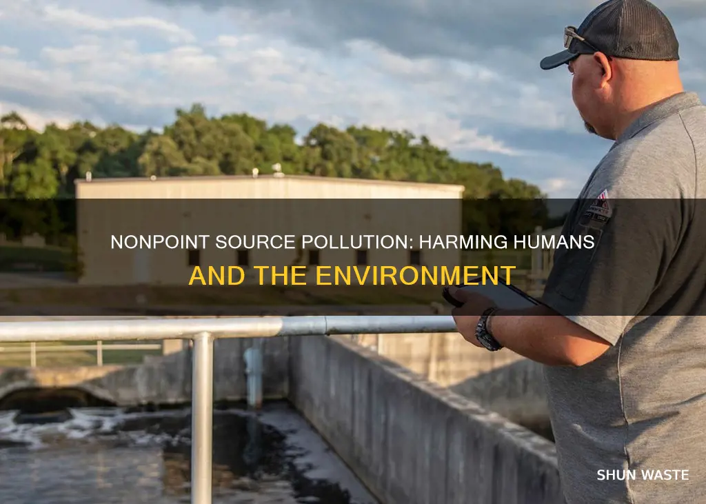 how does nonpoint source pollution affect humans