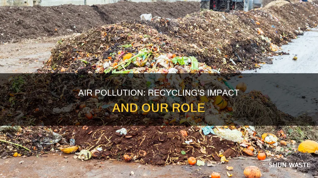 how does not recycling affect air pollution