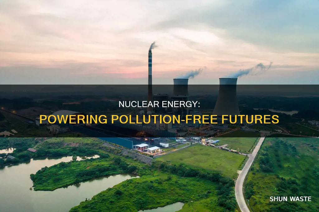 how does nuclear energy reduce pollution