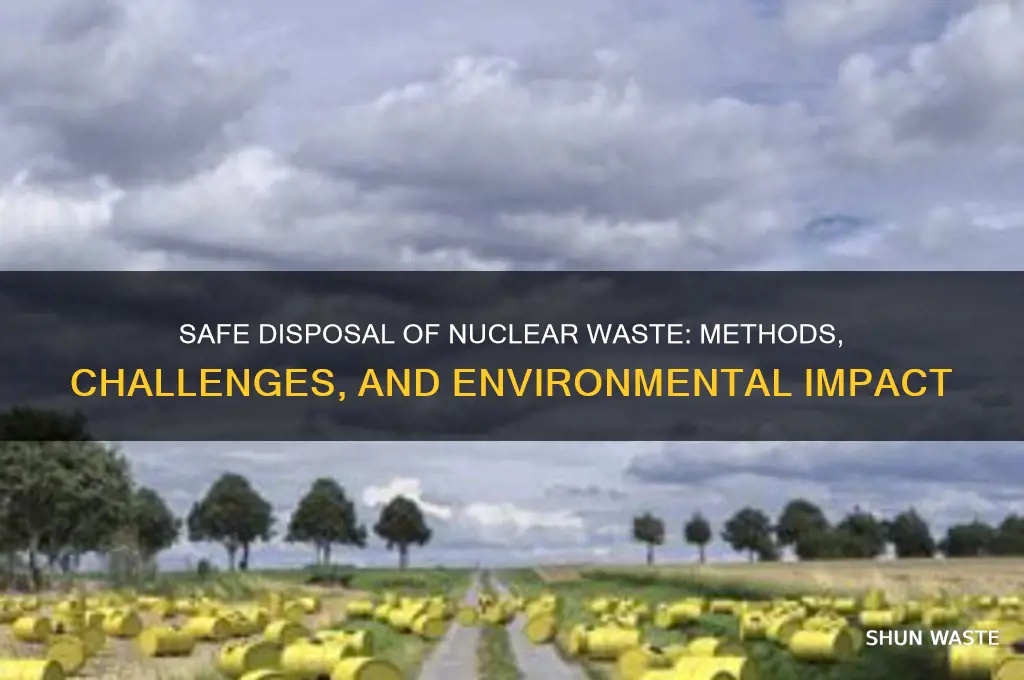 how does nuclear waste get disposed of