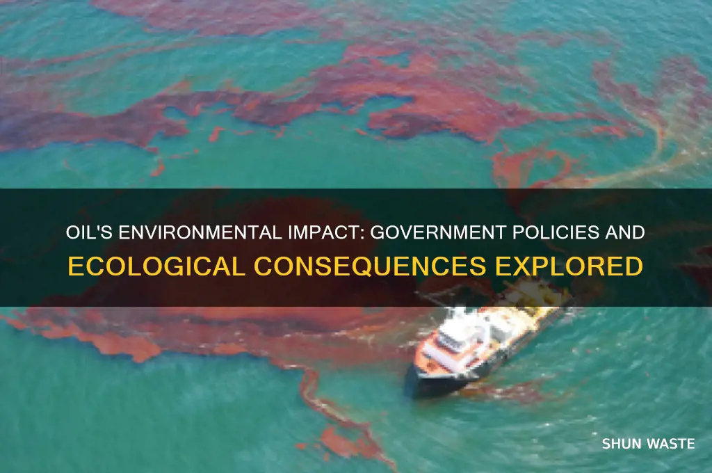 how does oil affect environment gov