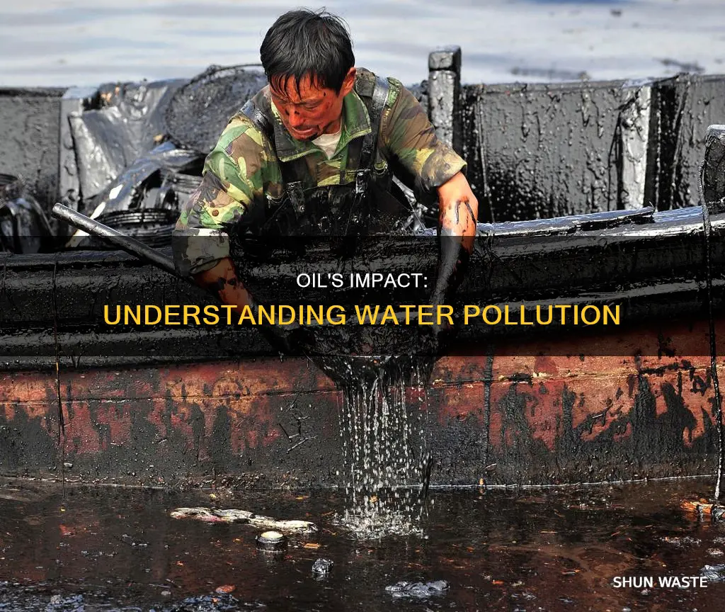 how does oil affect water pollution