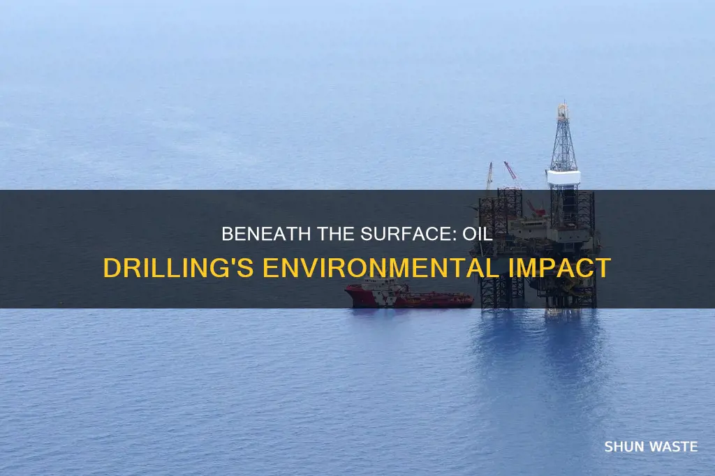 how does oil drilling cause pollution