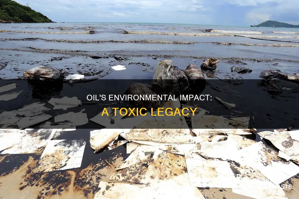 how does oil pollute the environment