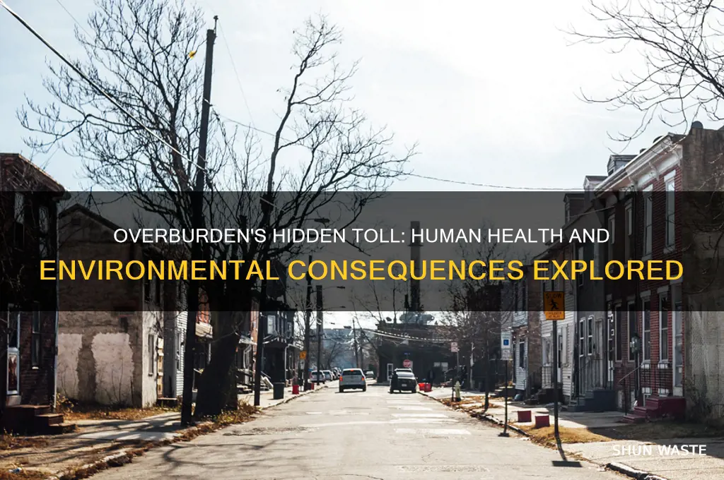 how does overburden impact health of humans or the environment