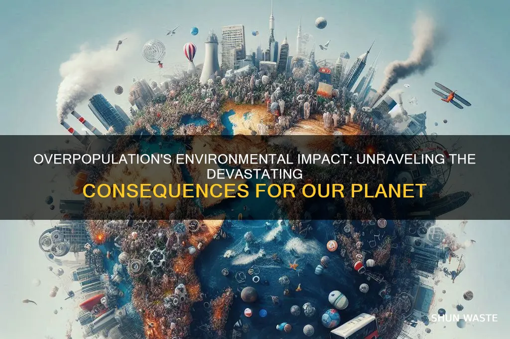 how does overpopulation affect the environment negatively
