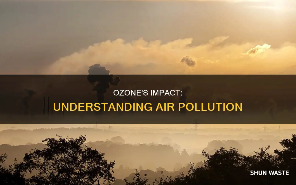 how does ozone cause air pollution