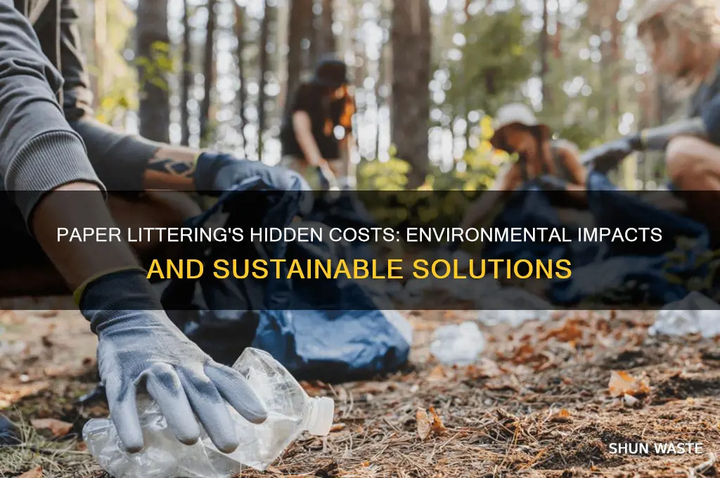how does paper littering affect the environment