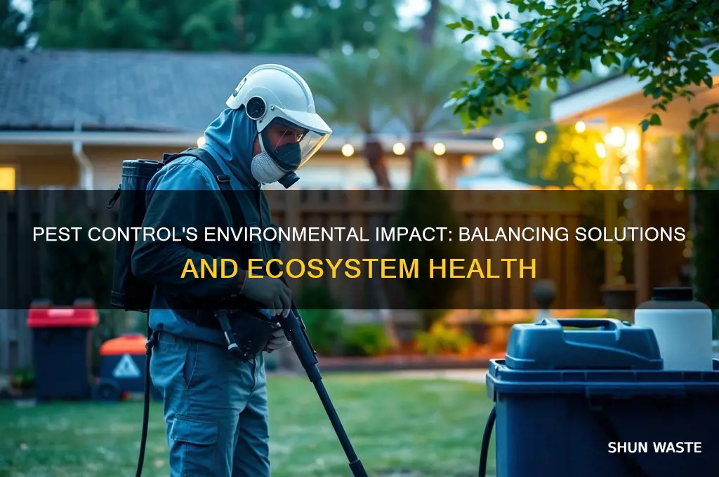 how does pest control affect the environment
