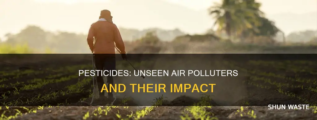 how does pesticides affect air pollution