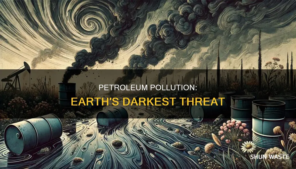 how does petroleum pollute the earth