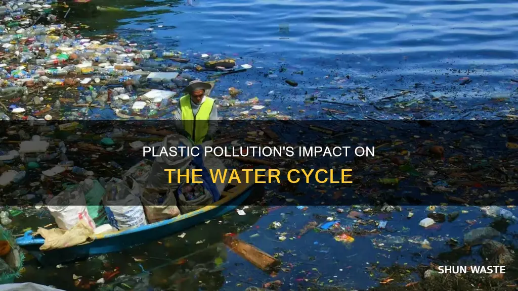 how does plastic pollution affect the water cycle