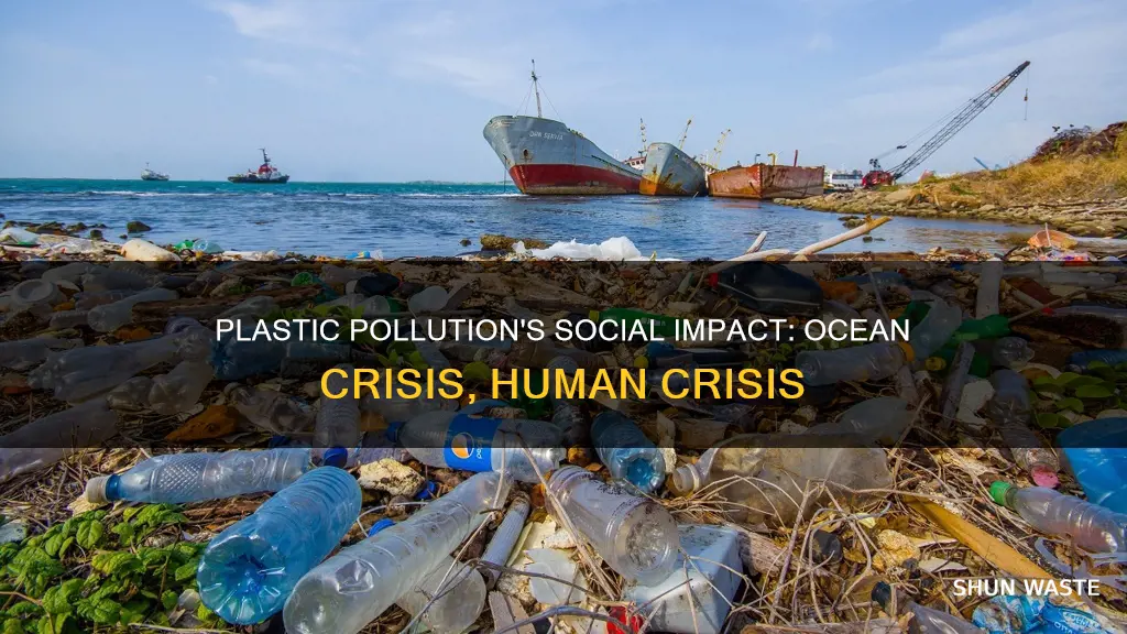 how does plastic pollution in oceans create a social affect