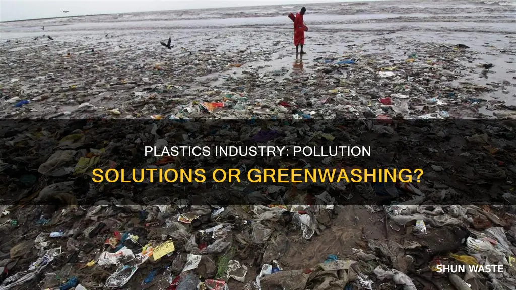 how does plastics industry respond to pollution