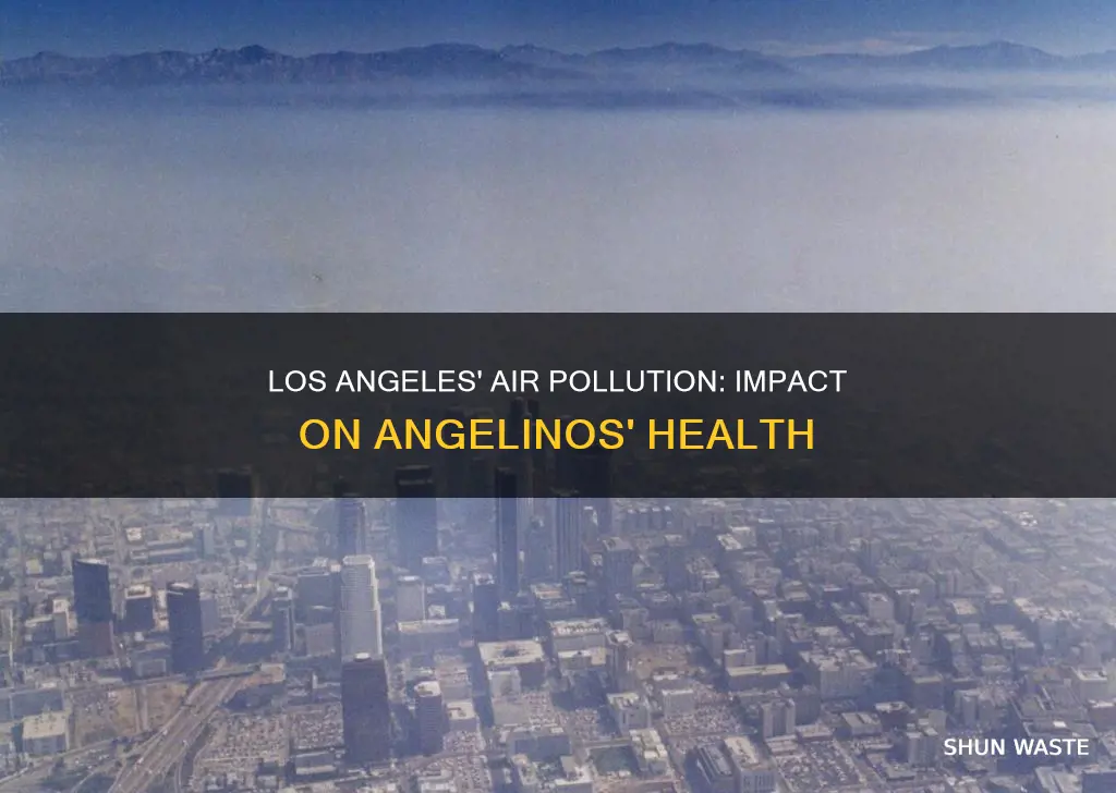 how does polluted air affect people in los angeles