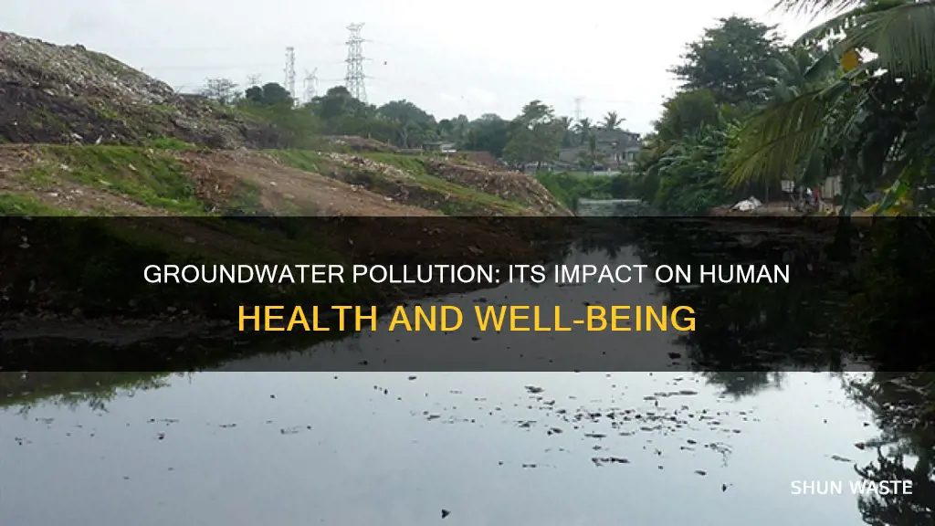 how does polluted groundwater affect people