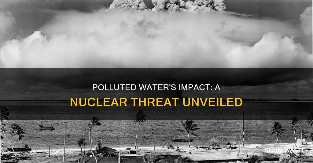 how does polluted water create nuclear warfare